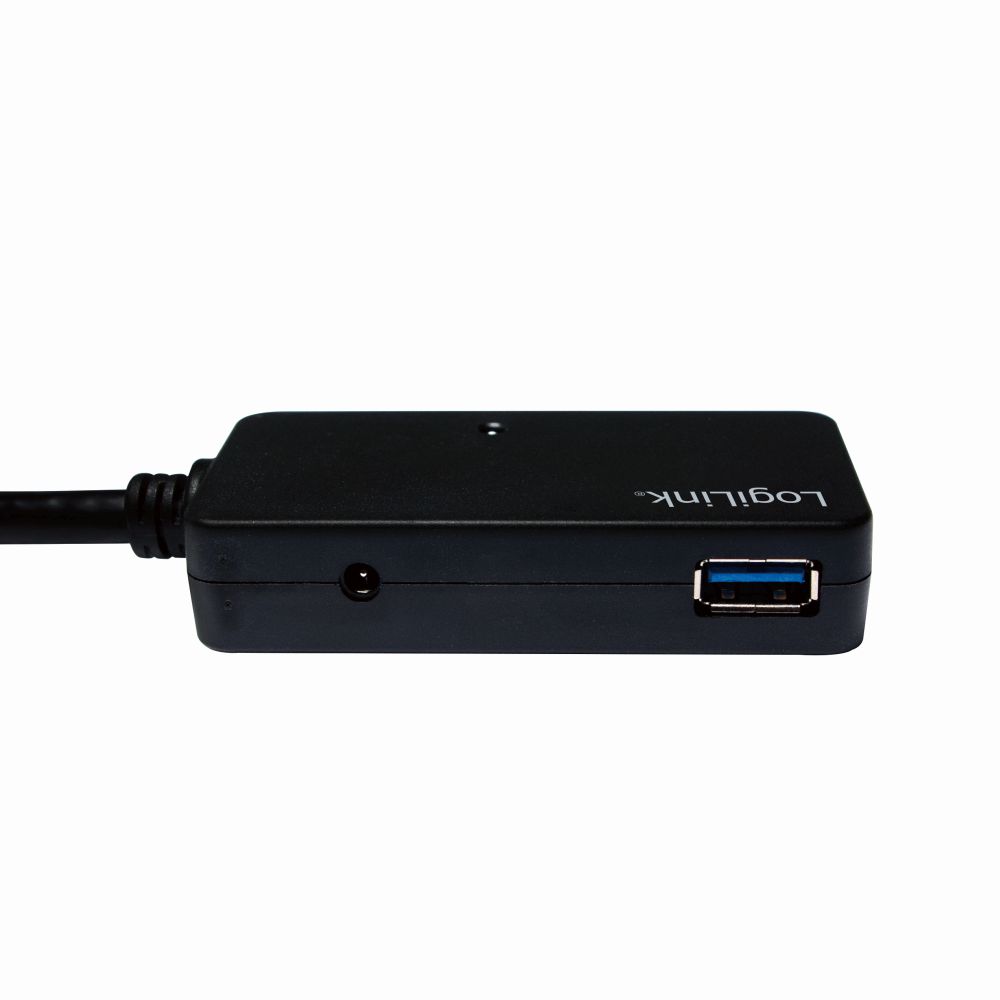 USB 3.0 Aktives Repeater- und Verlängerungskabel bis zu 10m mit 4-Port Hub, LogiLink® [UA0262]