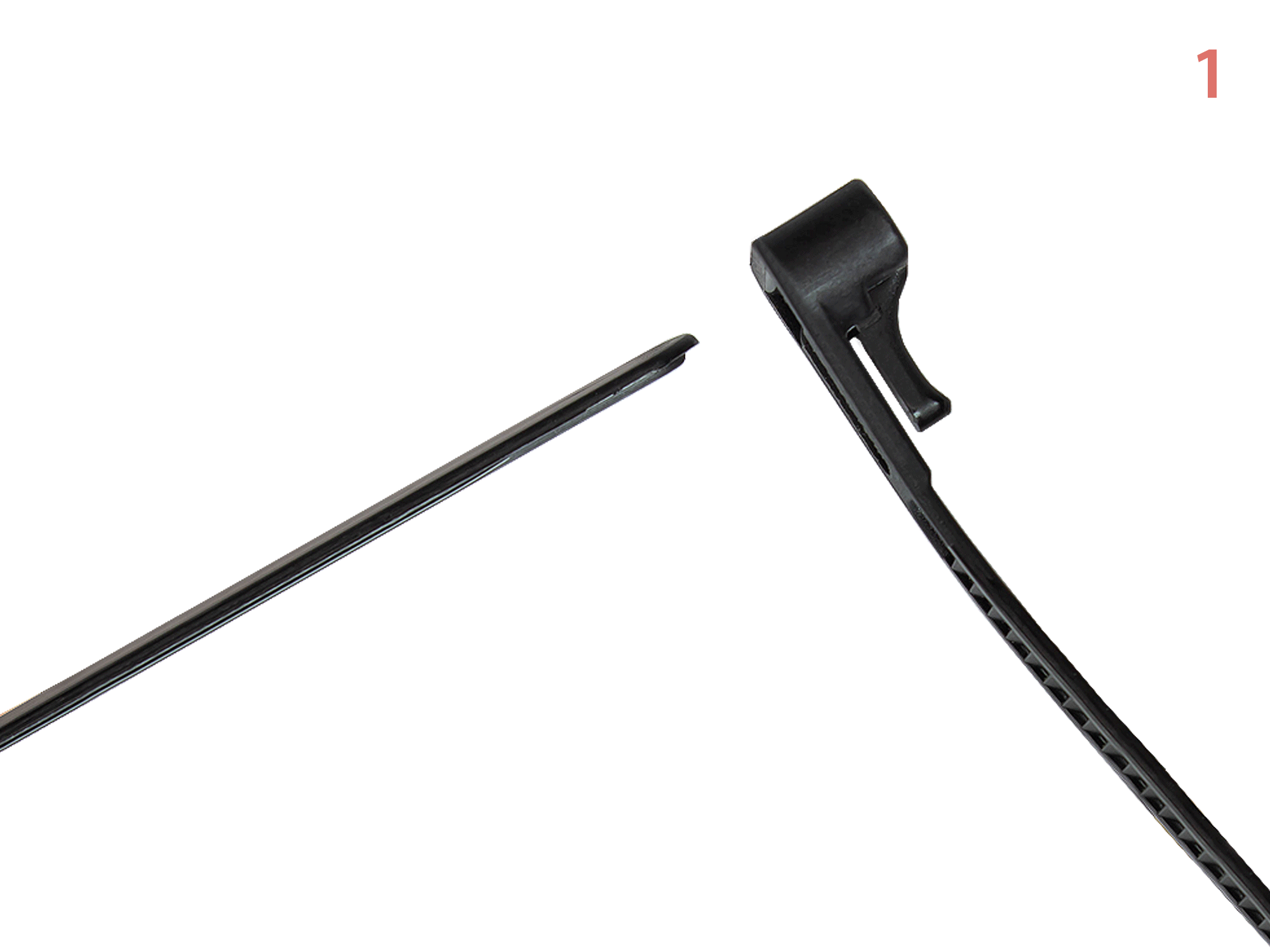 Wiederverwendbarer Kabelbinder 150 mm x 7,2 mm, schwarz, UV-resistent, -40 °C bis +85 °C, 100 Stück, Good Connections®