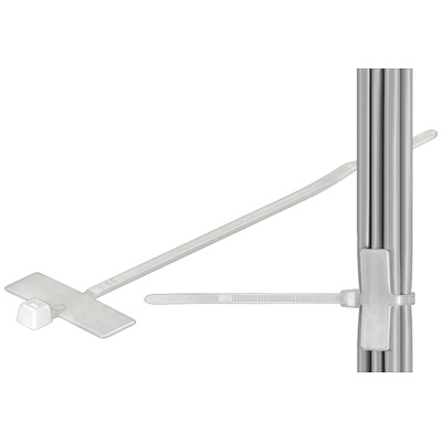 Kabelbinder mit Beschriftungsfeld, 100mm, 100 stk.