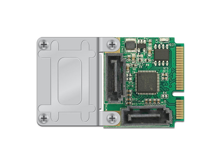 Mini PCIe I/O PCIe half size 2 x SATA 6 Gb/s , Delock® [95260]
