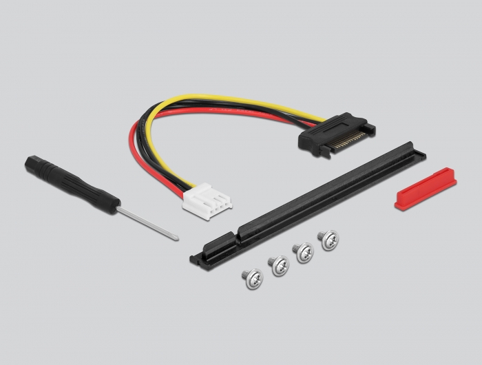 M.2 Key M zu PCIe x16 NVMe Adapter mit 20 cm Kabel, Delock® [64133]