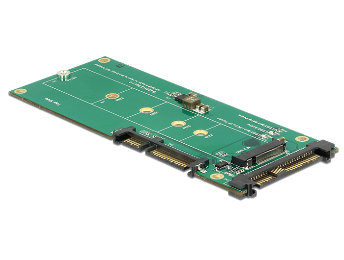 Konverter U.2 SFF-8639 NVMe / SATA 22 Pin an 1x M.2 Key M, Delock® [62864]