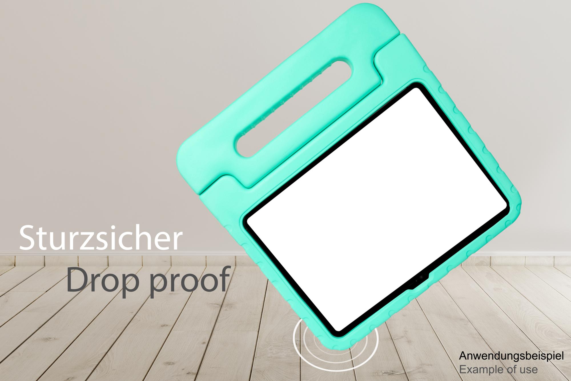 iPad 10,9" (10. Gen.) Tablet-Schutzhülle mit Kickstand, aqua, Good Connections®