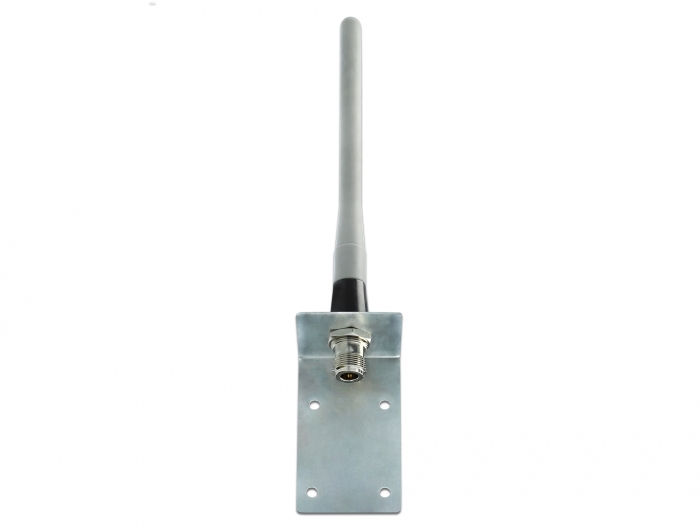 LPWAN 890 - 960 MHz Antenne N Buchse 3,5 dBi omnidirektional starr Wandmontage outdoor grau, Delock® [12568]
