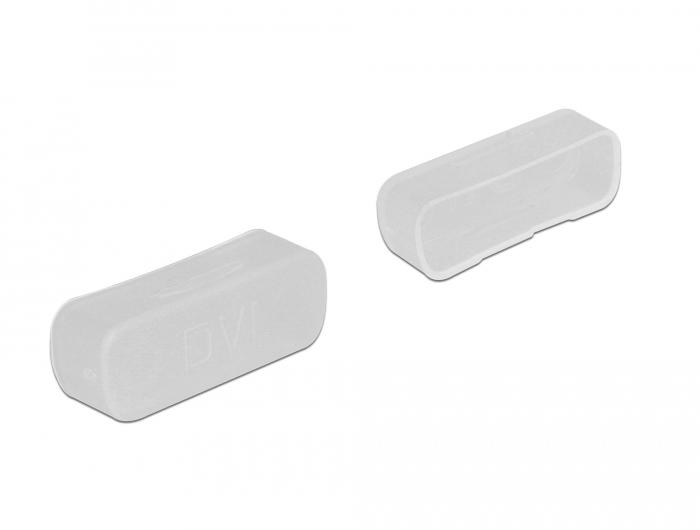 Staubschutz für DVI Buchse, 10 Stück, transparent, Delock® [60161]