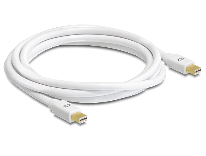 Kabel Mini Displayport 1.2 Stecker an Mini Displayport Stecker 4K 0,5m, Delock® [83471]