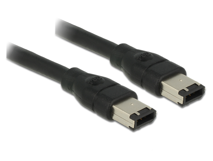 Kabel FireWire 6 Pin Stecker an 6 Pin Stecker 0,5m, Delock® [83273]