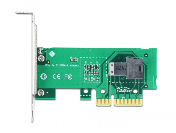 PCI Express x4 Karte zu 1 x intern SFF-8643 NVMe - Low Profile Formfaktor, Delock® [90437]