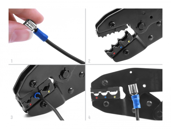Pressprofileinsatz X für Crimpzange 90528, 90527, 90295 und 90296, Delock® [90539]