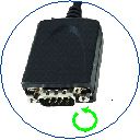 USB 2.0 (C) zu 1x Seriell RS-232 1,8m Kabel, 15KV Überspannungs-Schutz, 2,5KV Optische Isolierung, LED Anzeige, (FTDI Chip-Set), Exsys® [EX-2311-2IS]