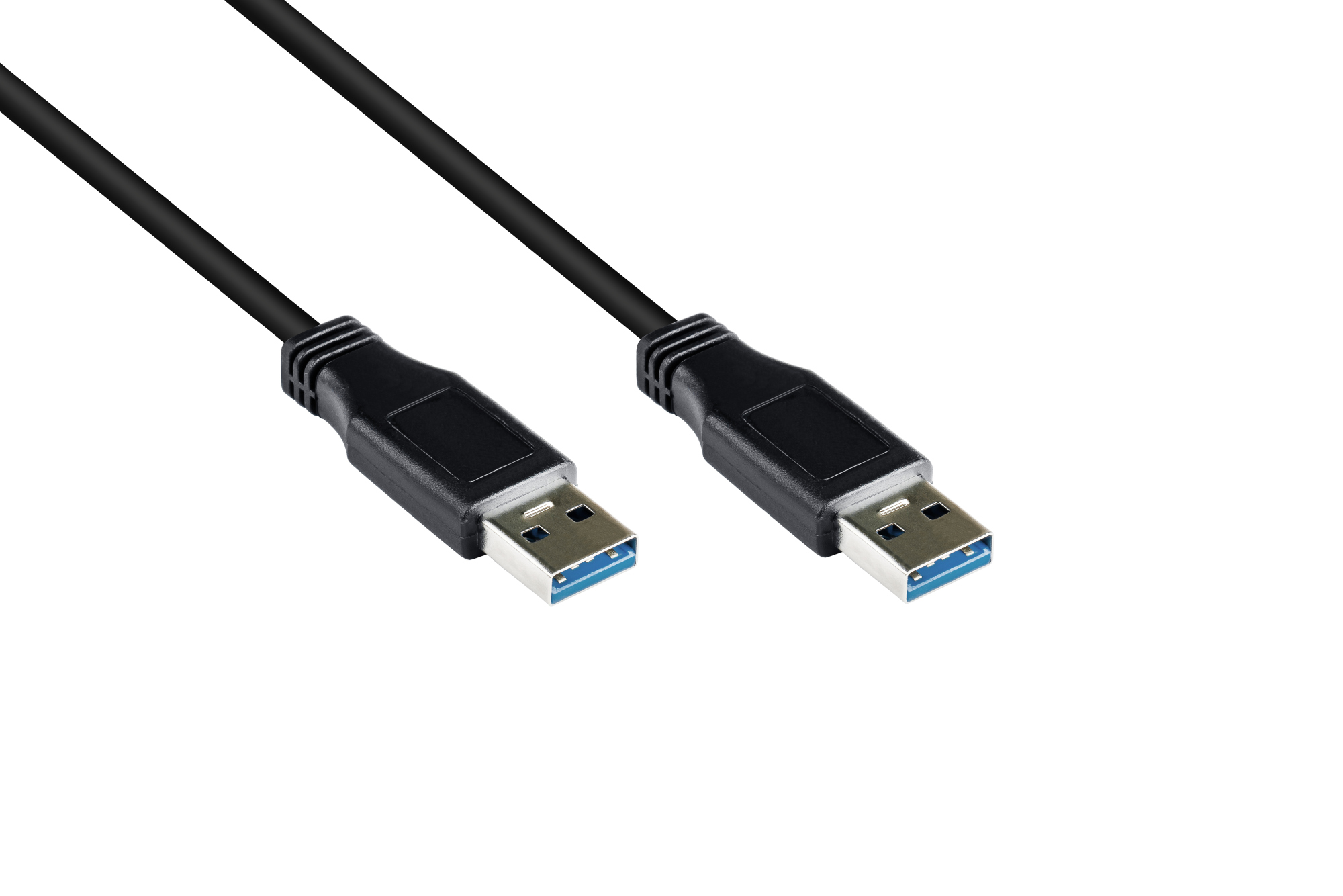 Anschlusskabel USB 3.0 Stecker A an Stecker A, schwarz, 3m, Good Connections®