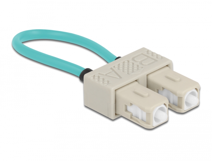 LWL Loopback Adapter SC / OM3 Multimode beige, Delock® [86923]