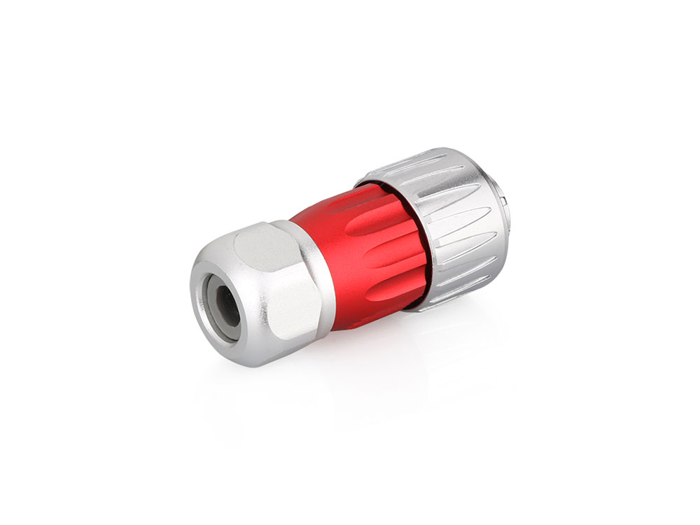 Industrie-Steckverbinder S3 - Power (3-Pin) Stecker mit Kabelverschraubung, Lötanschluss, Metall, M20, Bajonett, IP65/67, Good Connections®