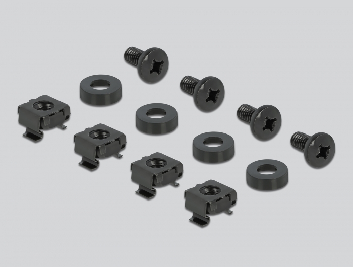 10" Kabelabfangschiene 1 HE schwarz, Delock® [66677]