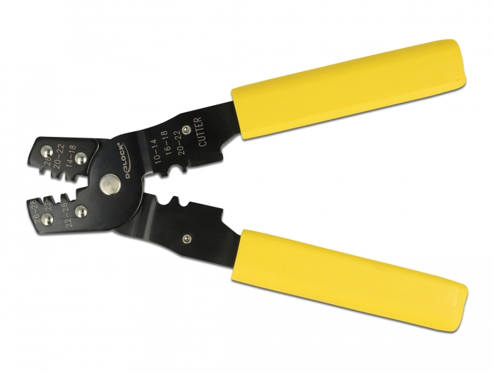 Crimpzange für Crimpkontakte AWG 10 - 28, Delock® [90543]