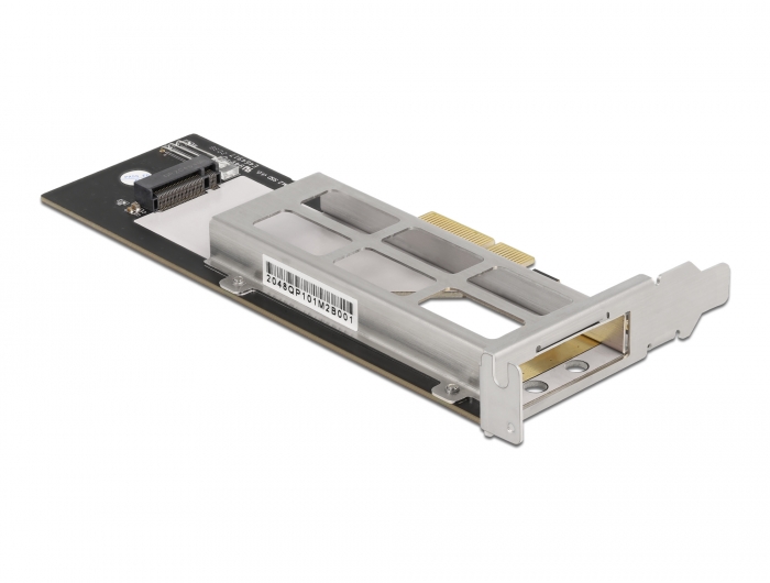 Wechselrahmen PCI Express Karte für 1 x M.2 NVMe SSD - Low Profile Formfaktor, Delock® [47003]