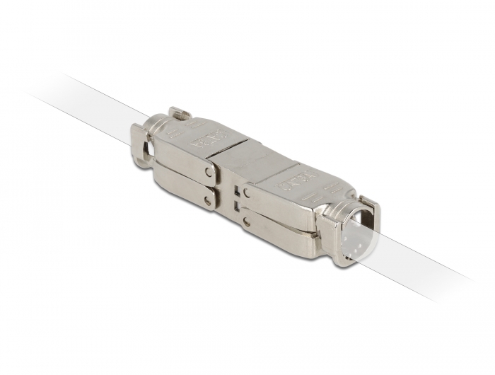 Verbinder für Netzwerkkabel Cat.6A STP werkzeugfrei, Delock® [86929]