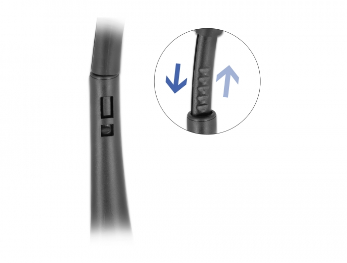 USB Stereo Headset mit Lautstärkeregler für PC und Notebook - Ultra-Leicht, Delock® [27178]