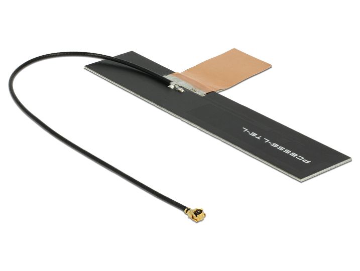 Antenne LTE MHF/U.FL-LP-068 kompatibler Stecker 0,5 ~ 2 dBi 150 mm PCB intern, Delock® [88982]