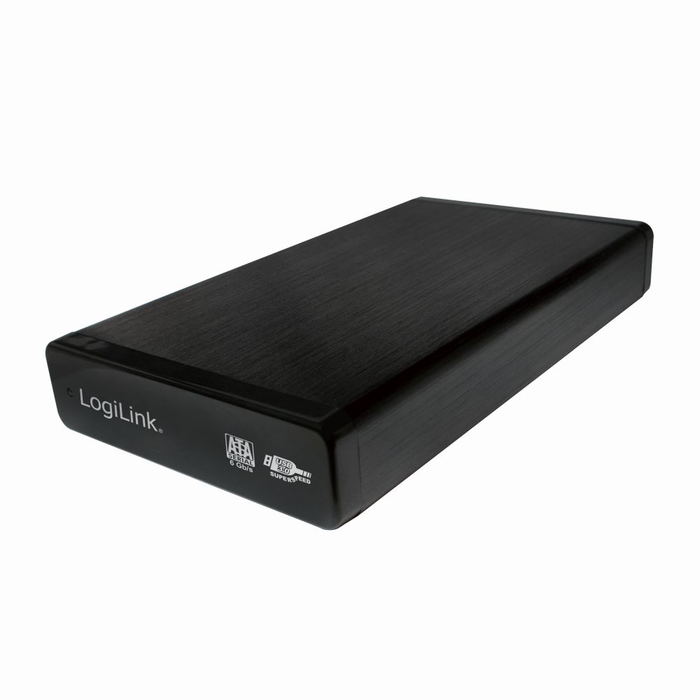 Festplattengehäuse 3,5 Zoll, S-ATA, USB 3.0, LogiLink® [UA0284]