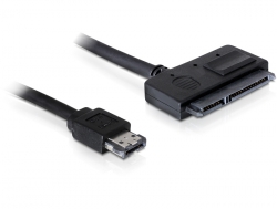 Kabel, Power Over eSATA zu SATA 22pin 0,5m, Delock® [84396]