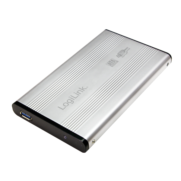 Festplattengehäuse, extern, USB 3.0, geeignet für 2,5" SATA HDD, silber, Logilink® [UA0106A]