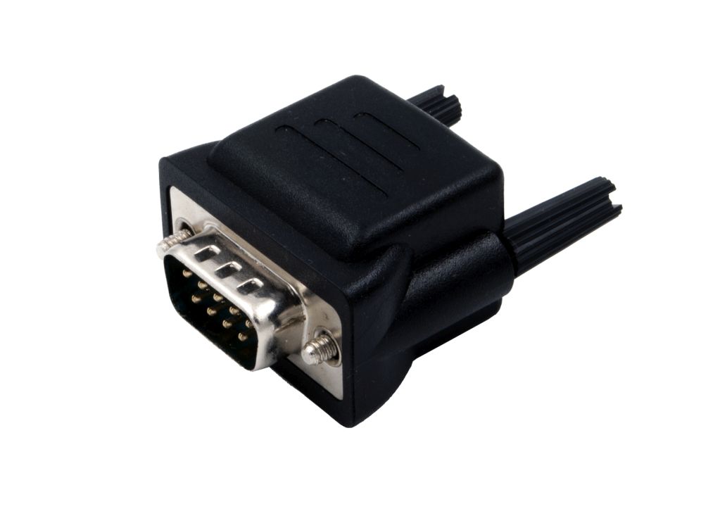 RS-232 Extender bis 50 Meter für Cat.5/6 Kabel, (DTE zu DCE), Rändelschrauben ersetzbar mit Mutter, Exsys® [EX-47960]