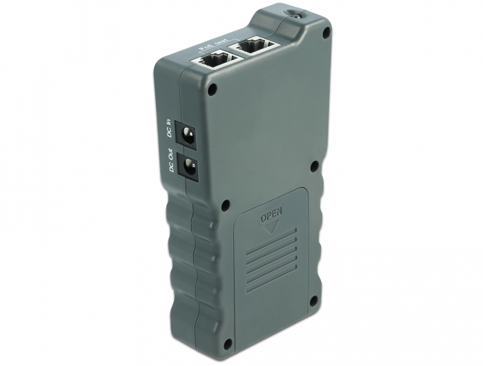 LCD Kabeltester RJ45 / PoE / DC, Delock® [63110]