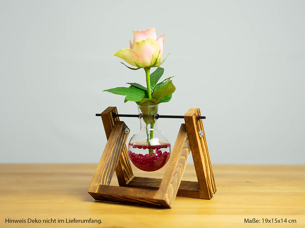 Deko-Blumenvase "Rundkolben"