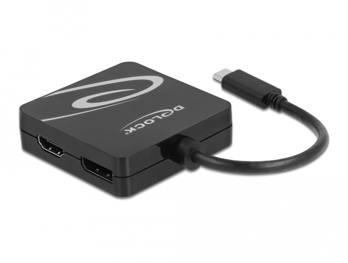 USB Type-C™ Adapter für einen VGA, DVI, HDMI oder DisplayPort Monitor, Delock® [63129]
