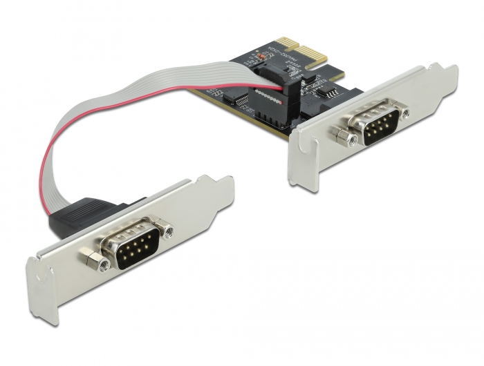 PCI Express Karte zu 2 x Seriell RS-232 , Delock® [90001]