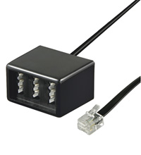 Telefonadapter RJ11 (6/4) Stecker an NFF Buchse, Good Connections®