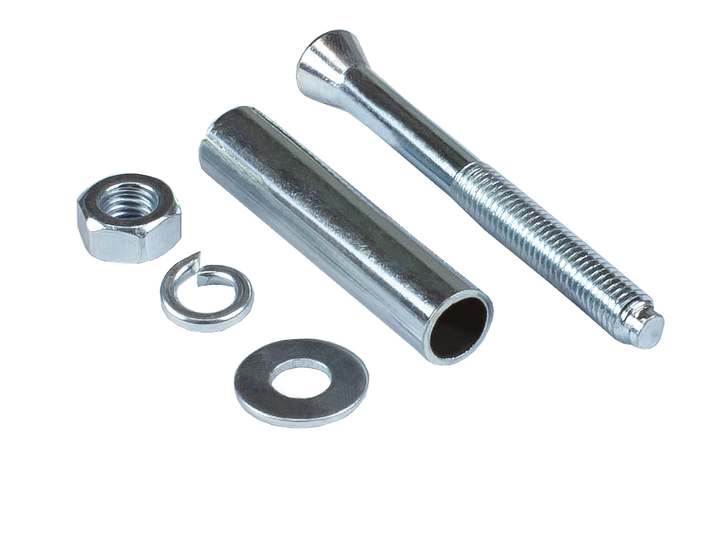 Wandbefestigungszubehör für Good Connections® 19" Wandgehäuse FLAT-Pack (GC-RFxxxx), 4x M8 x 80mm Dübel