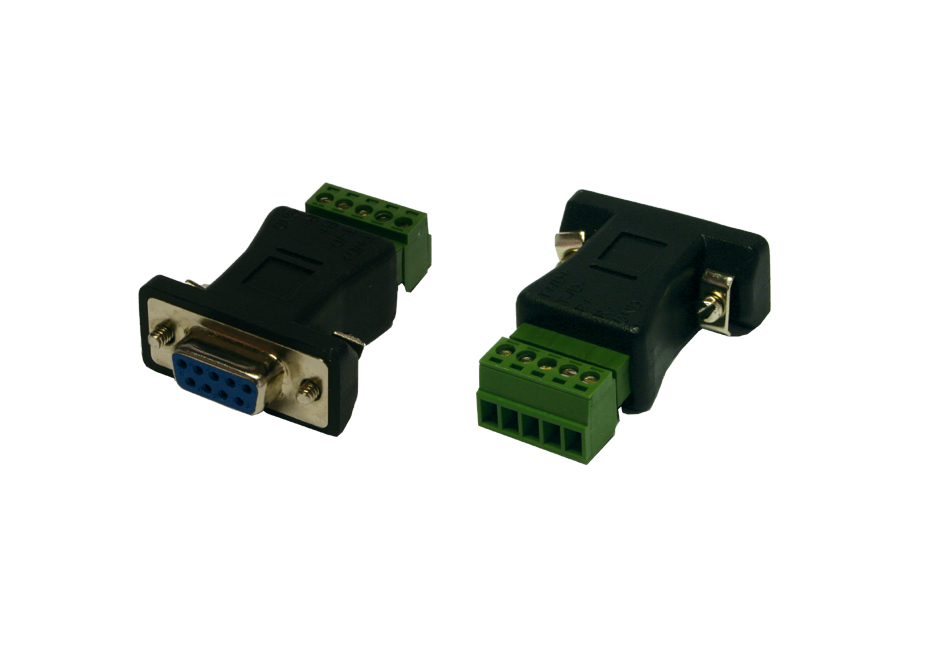 Adapter 9 Pin zu 5 Pin Terminal Block, Exsys® [EX-47999]