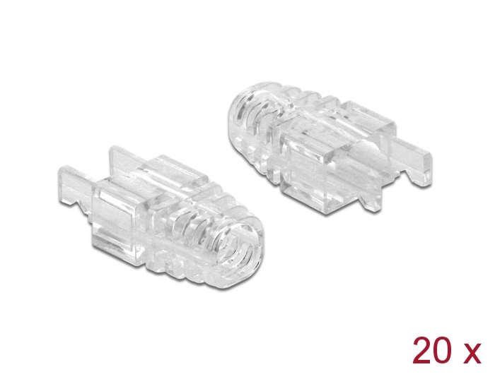 Knickschutz für RJ45 Crimp+Cut+Curve Stecker 20 Stück , Delock® [86471]