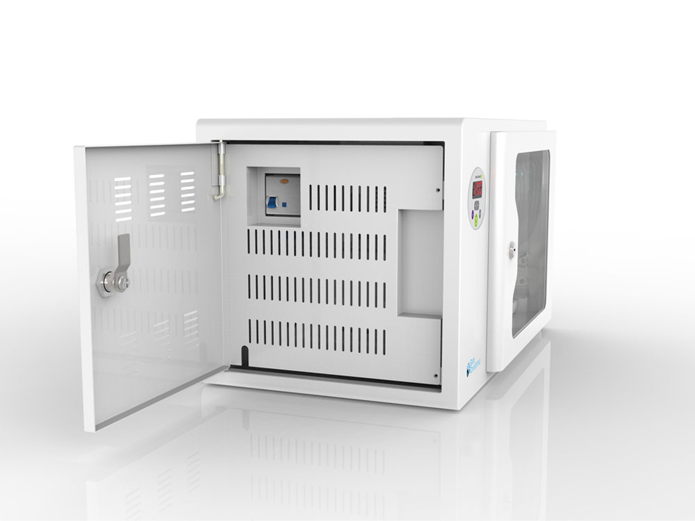 Good Connections® ANTARES T10 Tablet-Ladeschrank, UV-C Desinfektion, grau