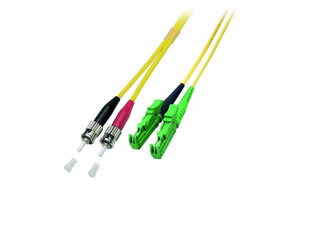 Patchkabel LWL Duplex OS2 (Singlemode, 9/125) E2000®-APC/ST, 20m, Good Connections®