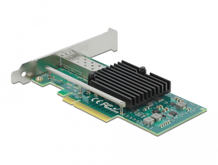 PCI Express x8 Karte 1 x SFP+ 10 Gigabit LAN i82599, Delock® [90479]
