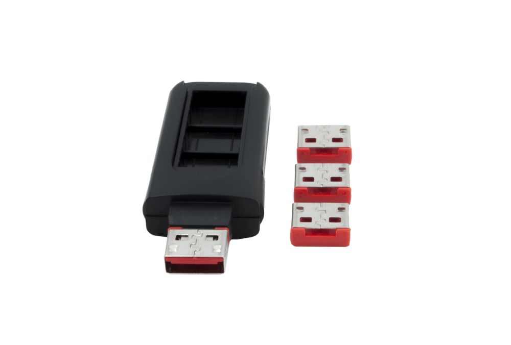 Zusätzliche USB Abdekungskappen für EX-1114-R (10 Stück), Exsys® [EX-1114-RL]