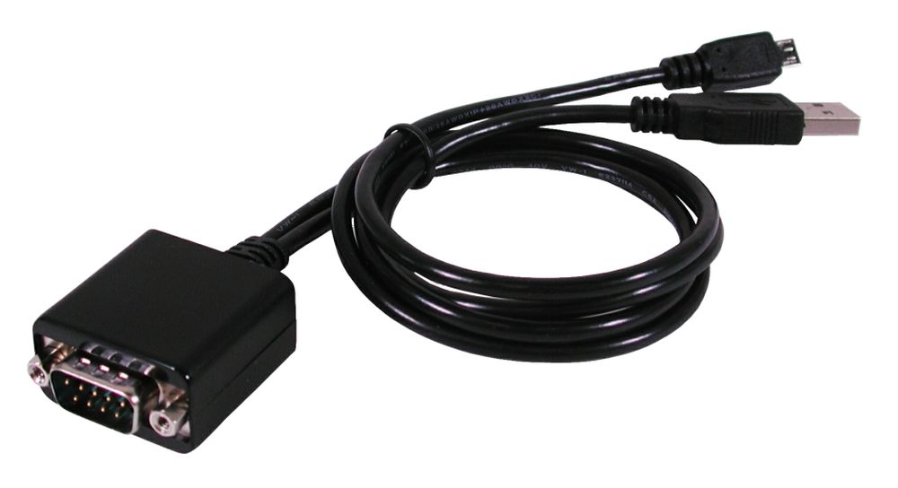 Micro USB Android zu RS-232 Kabel mit 9 Pin Anschluss, FTDI Chip-Set), 1,8m, Exsys® [EX-1305]