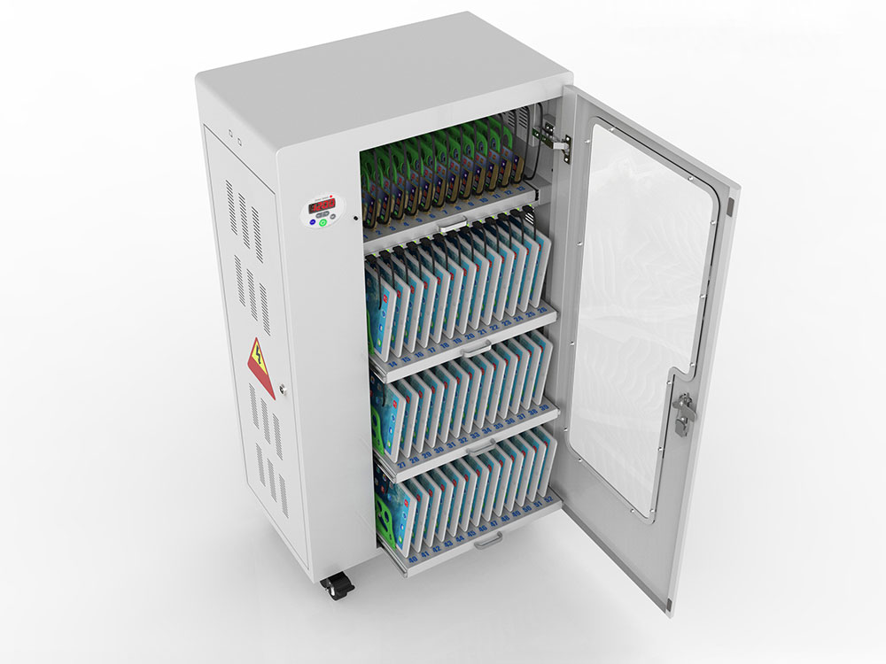 Good Connections® ANTARES T52 Tablet-Ladewagen, UV-C Desinfektion, grau