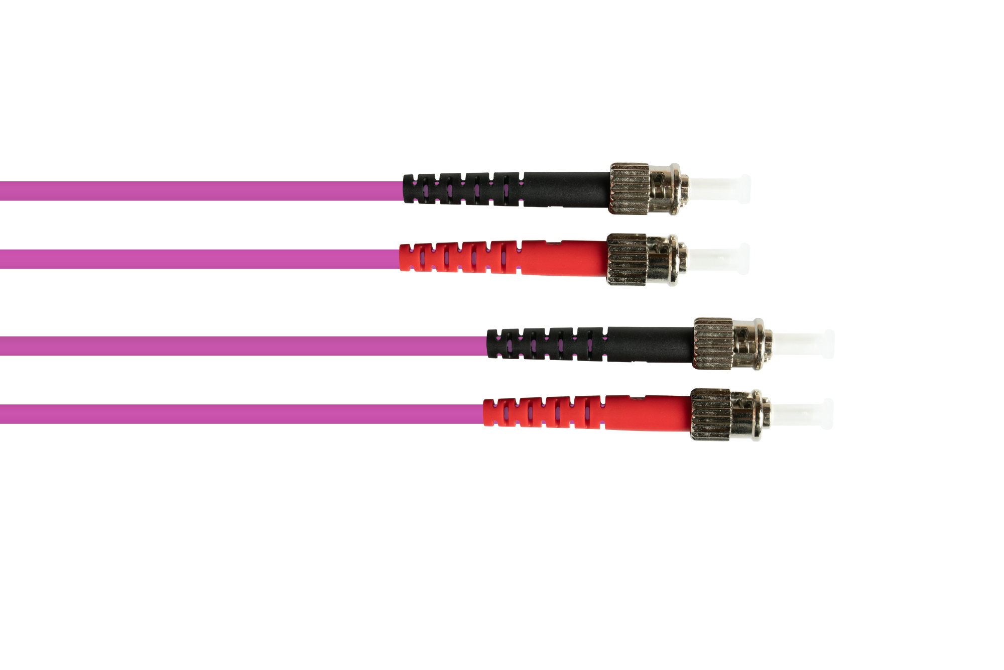 Patchkabel LWL Duplex OM4 (Multimode, 50/125) ST/ST, LSZH, 0,5m, Good Connections®