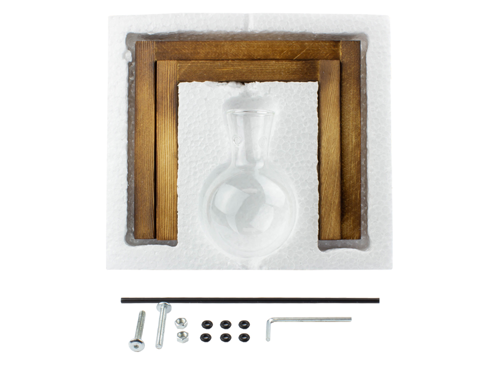 Deko-Blumenvase "Rundkolben"