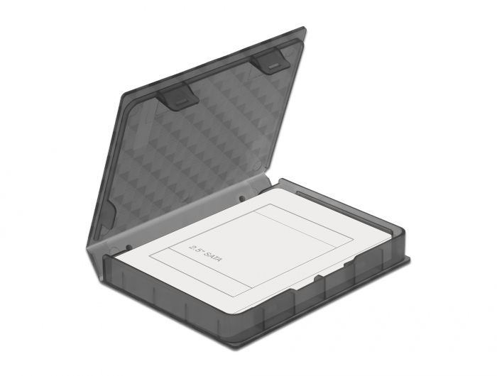 Schutzbox für 2.5" HDD / SSD grau, Delock® [18368]