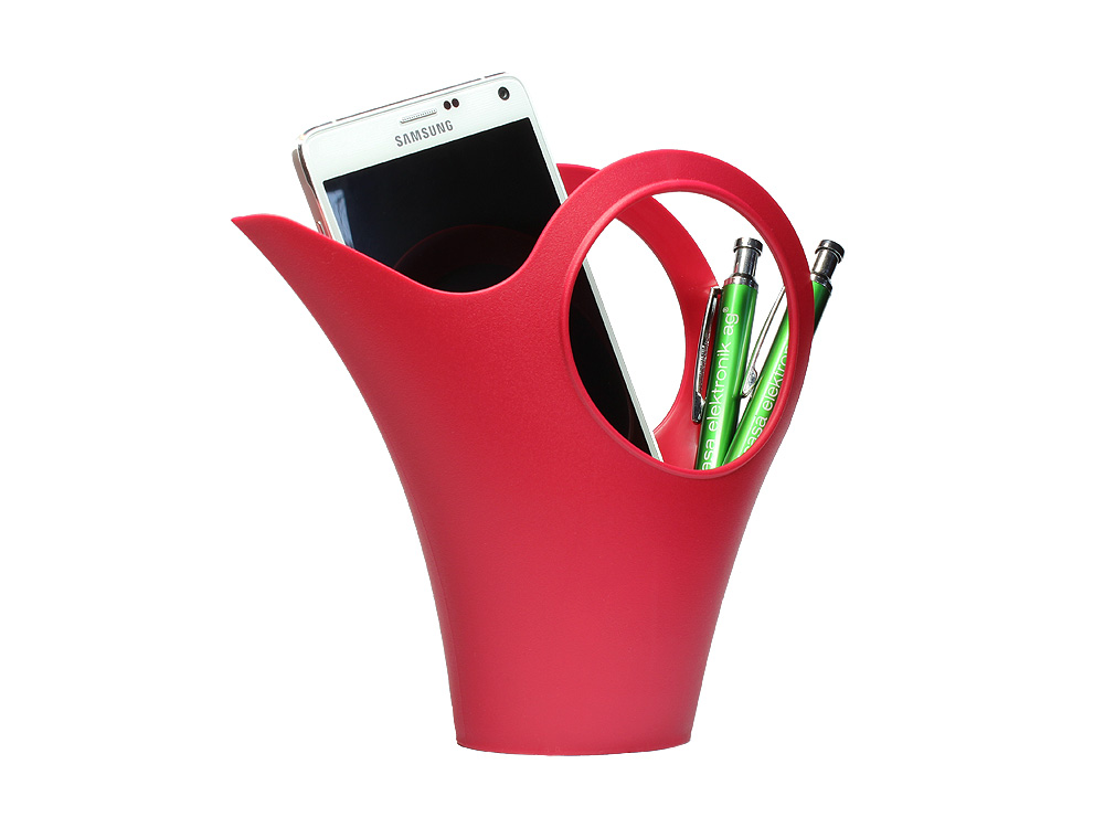 Mini Gießkanne, 173x64x157mm, himbeerrot