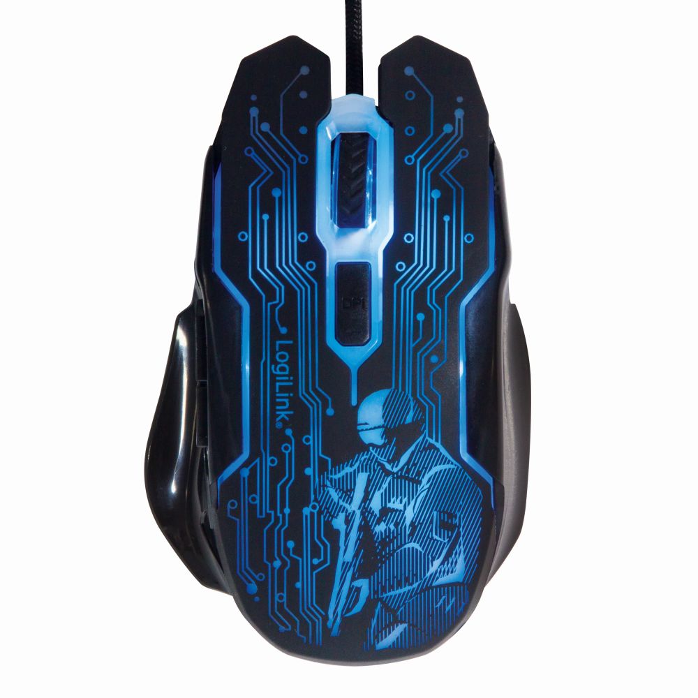 USB Gaming-Maus, 2400 dpi, Schwarz, LogiLink® [ID0137]