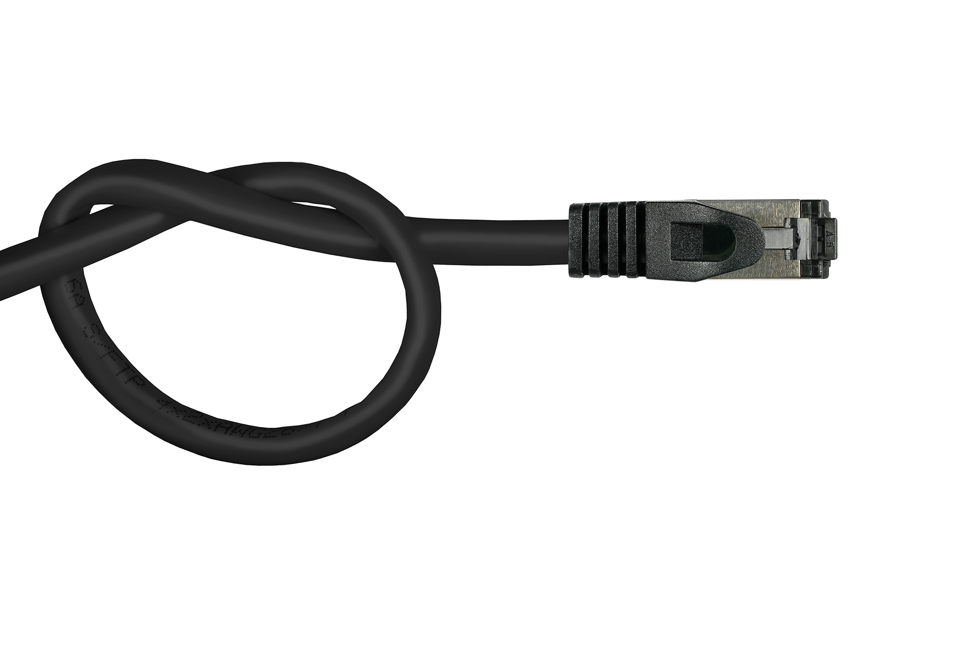 RNS® INDUSTRIE (PUR) Patchkabel SmartFLEX, Cat.6A, S/FTP, PiMF, LSZH, CU, schwarz, 10 m, Good Connections®