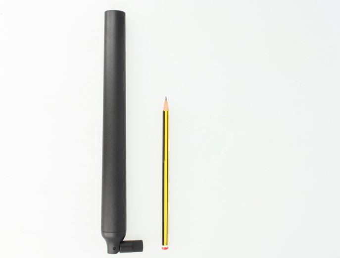 Antenne WLAN RP-SMA 802.11 ac/a/h/b/g/n 5,5 ~ 9 dBi omni, Gelenk, schwarz, Delock® [88991]