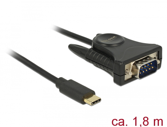 Adapter USB Type-C™ an 1x Seriell DB9 RS-232, Delock® [62964]