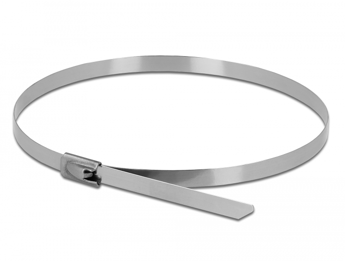 Edelstahlkabelbinder L 500 x B 4,6 mm 10 Stück, Delock® [18770]